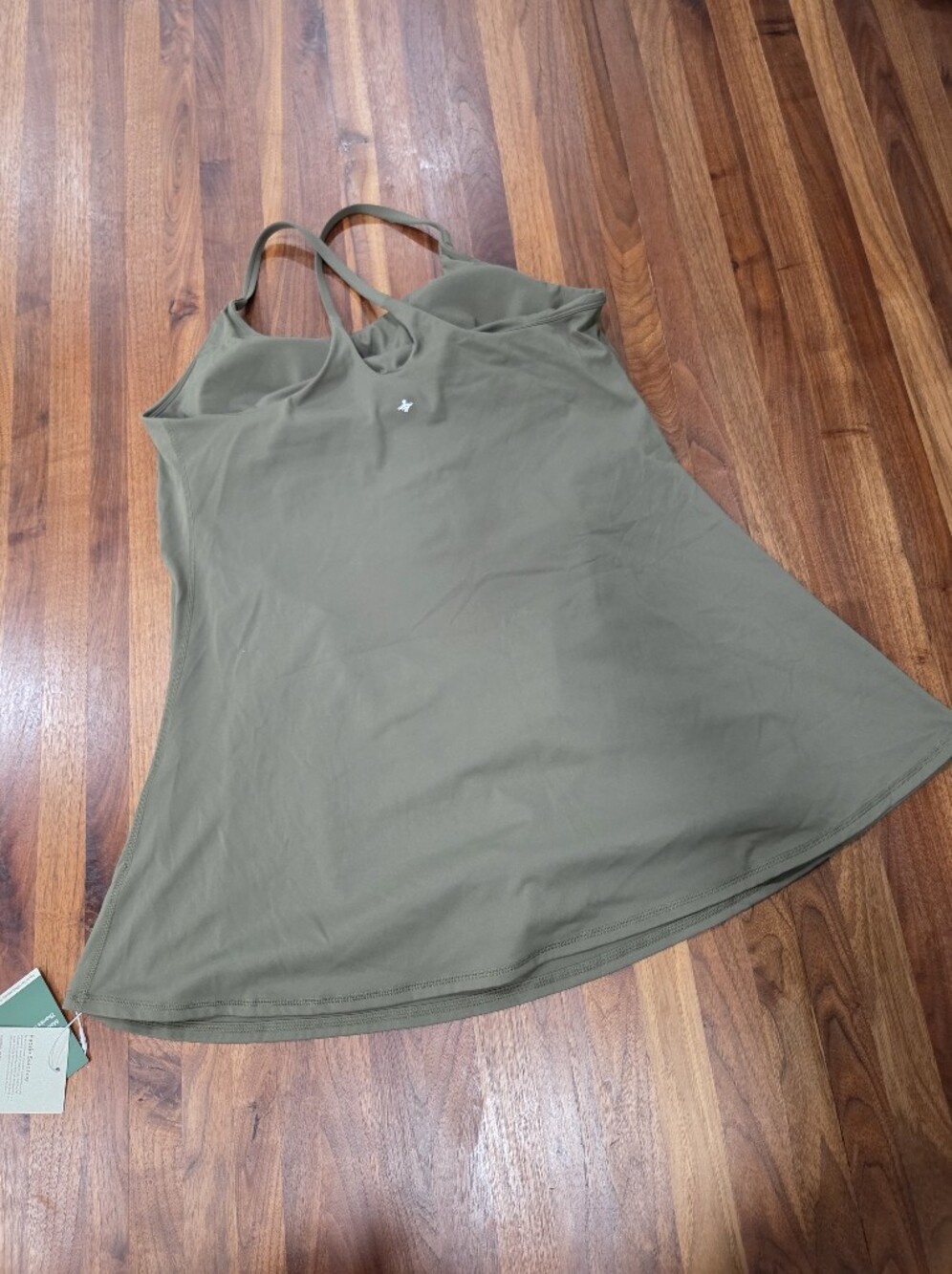Halara SoftlyZero Plush Active Dress-Longer Length Criss Cross Straps Size 1X - Picture 2 of 8